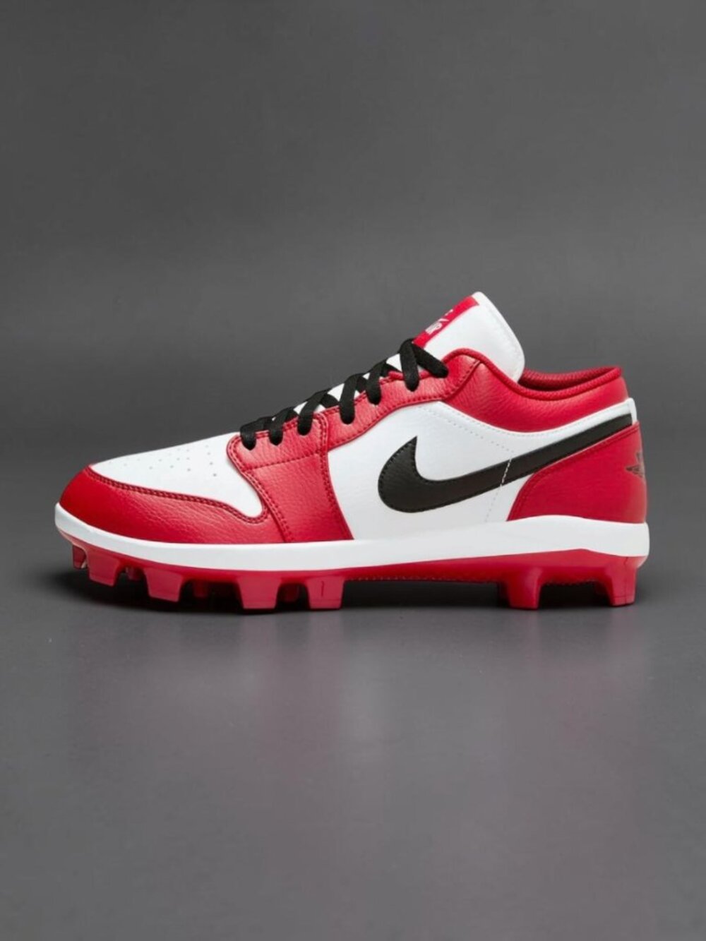 Air Jordan 1 Retro MCS Low 'Chicago' Mens Baseball Cleats Size 14 CJ8524 611 NEW
